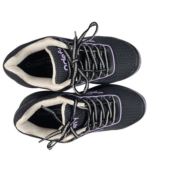 Gravity Defyer Mighty Walk Shoes Size 6 Black Purple Sneakers Athletic TB9024FLP - Picture 7 of 8